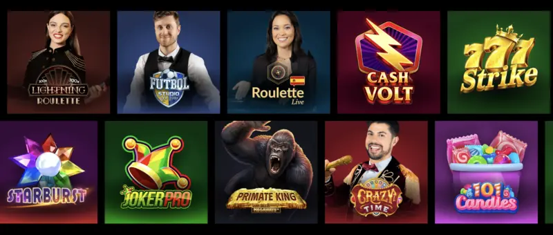 Juegos del casino BetWarrior